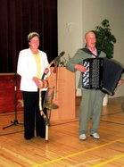 Reima ja Ritva Ojala esiintyivät